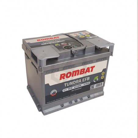 Batterie Rombat TUNDRA EFB TEFB260 12V 60ah 640A L2D