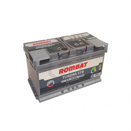 Batterie AGM Vtpower. VTAGML480800D. 80Ah - 800A(EN) 12V. Boîte L4  (315x175x190mm) - VT BATTERIES