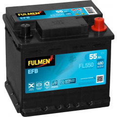 Batterie Fulmen EFB Start And Stop FL550 12V 55ah 480A