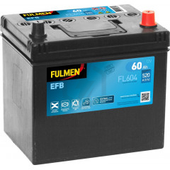 Batterie Fulmen EFB Start And Stop FL604 12V 60ah 520A