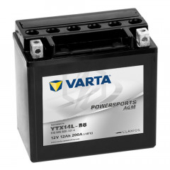 Batterie Moto VARTA AGM YTX14L-BS 12V 12AH 200A 512905020
