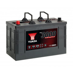 Batterie YUASA Cargo  YBX3664 12v 112AH 870A (IDEM 664SHD)