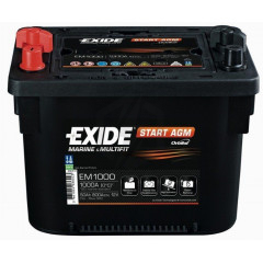 Batterie EXIDE Dual AGM EM1000 12V 50ah 800A