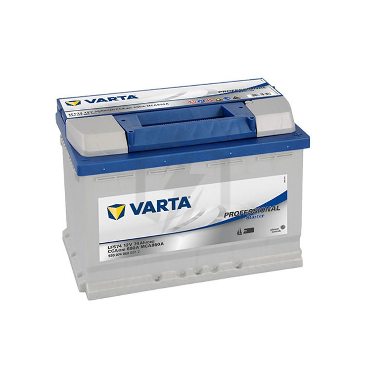 Batterie Varta LFS74 PRo Starter 12v 74ah 680A  930 074 068 LB3D