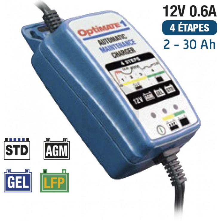 Caricabatterie Optimate 2 TM550 TecMate Moto - Dafy Moto