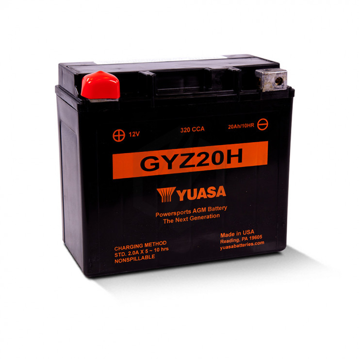Batterie moto YUASA GYZ20H 12V 21.1H 320A