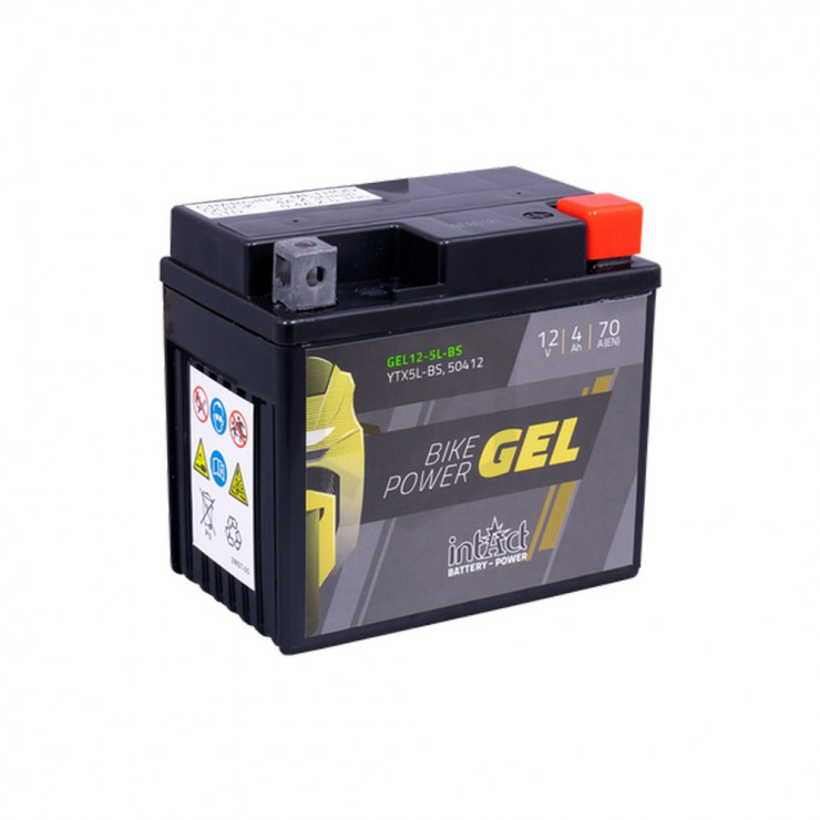 Batterie moto POWER Bike GEL YTX5L-BS 12v 4ah 70A