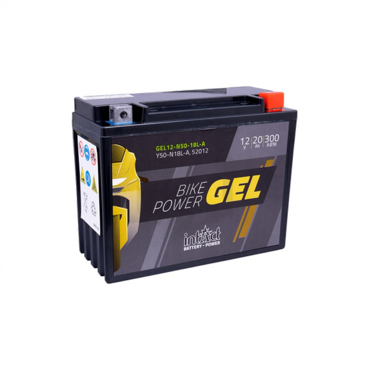 Batterie moto POWER Bike GEL Y50-N18L-A 12v 20ah 300A