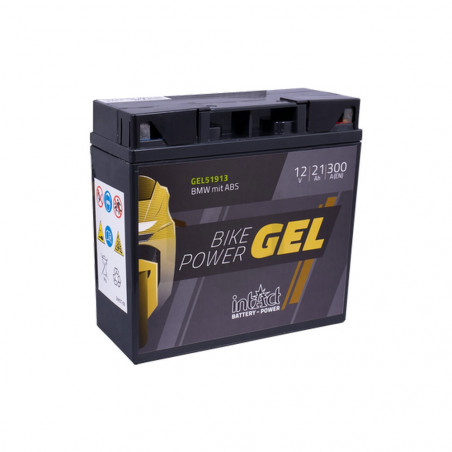 Batterie moto POWER Bike GEL 51913 GEL12-19 12v 21ah 300A