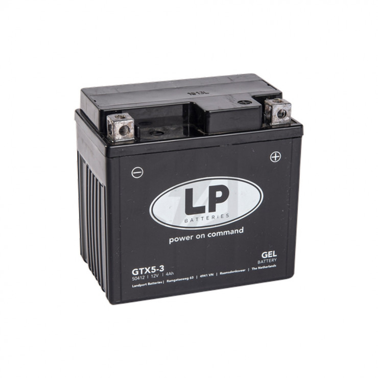 Batterie moto Landport  LP GEL GTX5-3 YTX5L-BS 12v 4.5ah 60A