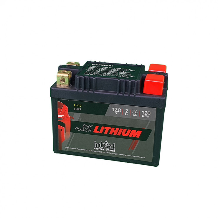 Batterie moto POWER BIKE Lithium LFP7 12.8v 2AH 120A