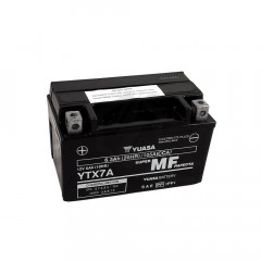 Batterie moto YUASA YTX7A VRLA AGM 12v 6.3ah 105A Active