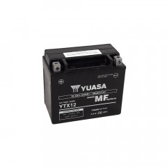 Batterie moto YUASA YTX12 VRLA AGM 12v 10.5ah 180A Active