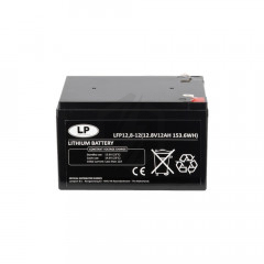 Batterie LITHIUM Fer Phosphate (LiFePO4) 12.8V 12ah 153W LFP12-12