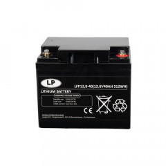 Batterie LITHIUM Fer Phosphate (LiFePO4) 12.8V 40ah 512W LFP12-40