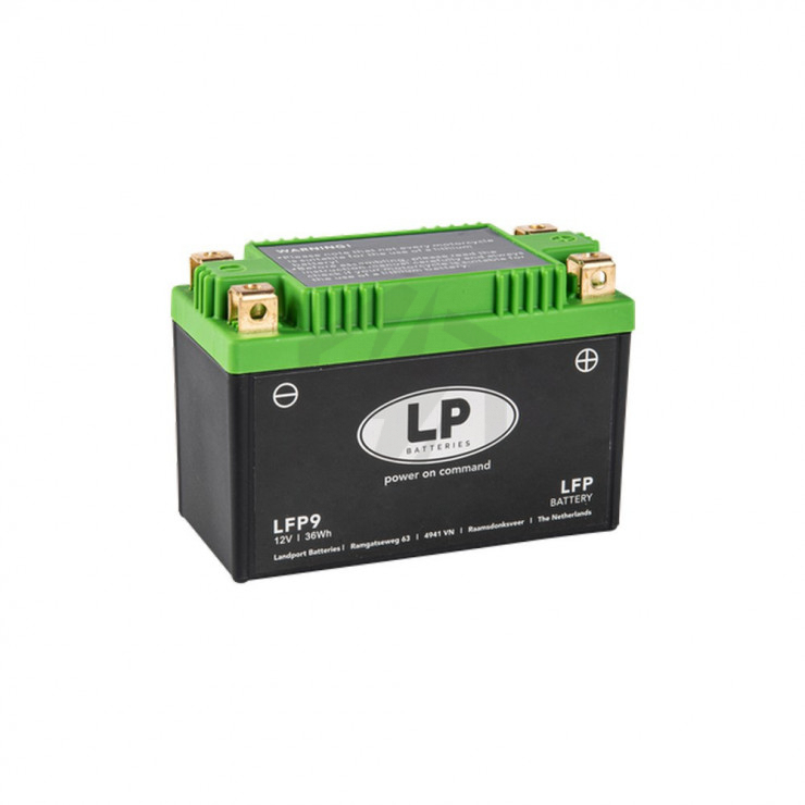 Batterie moto Landport Lithium LFP14 12.8v 4AH 240A YTX12-BS YTX14-BS  YB14L-A2