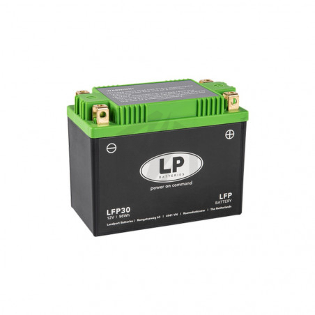 Batterie moto Landport Lithium LFP30 12.8v 8AH 420A YTX30L 53030