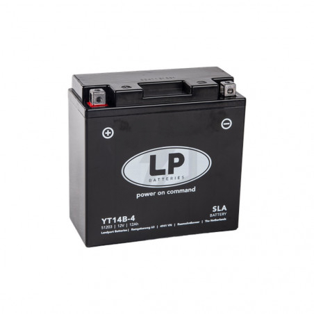 Batterie moto Landport AGM YT14B-4 YT14B-BS SLA 12v 12ah 210A