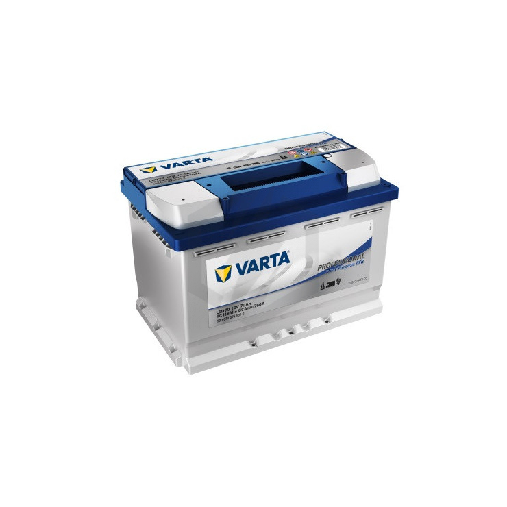 Batterie décharge lente VARTA LED70 12V 70AH EFB 930070076 X3D