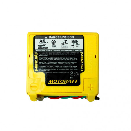 Batterie Motobatt QuadFlex AGM MB2.5U 12V 2.5ah YB2.5L-C