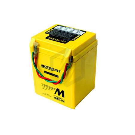 Batterie Motobatt QuadFlex AGM MB2.5U 12V 2.5ah YB2.5L-C