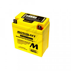 Batterie Motobatt QuadFlex AGM MB3U 12V 3.8h 50A YB3L-A