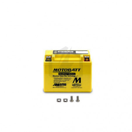 Batterie Motobatt QuadFlex AGM MBTX4U 12V 4.7h 70A YB4L-B YTX4L-BS YTZ5S