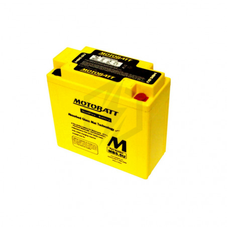 Batterie Motobatt QuadFlex AGM MB5.5U 12V 7ah 90A 12N5.5-3B