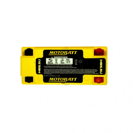 Batterie Motobatt QuadFlex AGM MB5.5U 12V 7ah 90A 12N5.5-3B