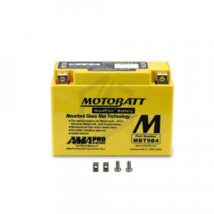 Batterie Motobatt QuadFlex AGM MBT9B4  12V 9ah 115A YT9B-BS