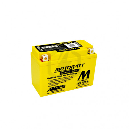 Batterie Motobatt QuadFlex AGM MBT9B4  12V 9ah 115A YT9B-BS