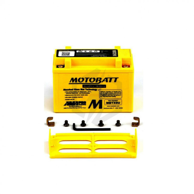 Batterie Motobatt QuadFlex AGM MBTX9U 12V 10.5ah 160A YTX9-BS YTZ12S YTZ14S