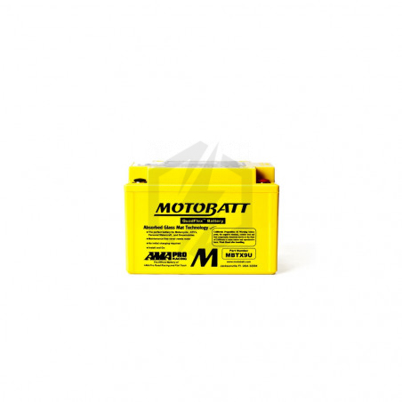 Batterie Motobatt QuadFlex AGM MBTX9U 12V 10.5ah 160A YTX9-BS YTZ12S YTZ14S