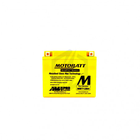 Batterie Motobatt QuadFlex AGM MBT12B4 12V 11ah 150A YT12B-BS