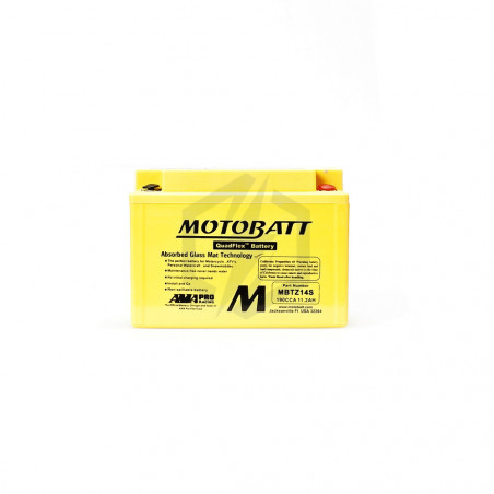 Batterie Motobatt QuadFlex AGM MBTZ14S 12V 11.2ah 190A YTZ14S YTZ12S