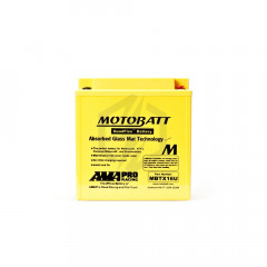 Batterie Motobatt QuadFlex AGM MBTX16U 12V 19ah 250A YTX16-BS YTX20CH-BS