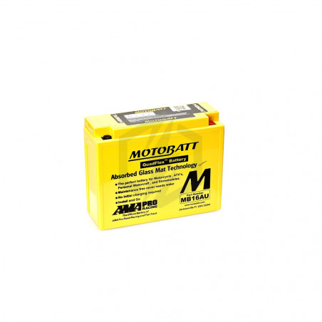 Batterie Motobatt QuadFlex AGM MB16AU 12V 20.5ah 230A YB16B-A