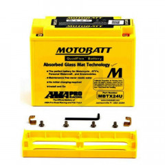 Batterie Motobatt QuadFlex AGM MBTX24U 12V 25ah 300A YTX24HLBS