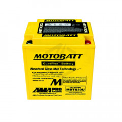Batterie Motobatt QuadFlex AGM MBTX30U 12V 32ah 390A 53030 YIX30L-BS