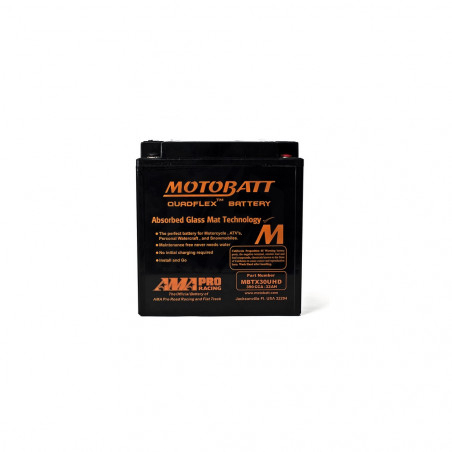 Batterie Motobatt QuadFlex AGM MBTX30UHD 12V 32ah 400A 53030 YIX30L-BS