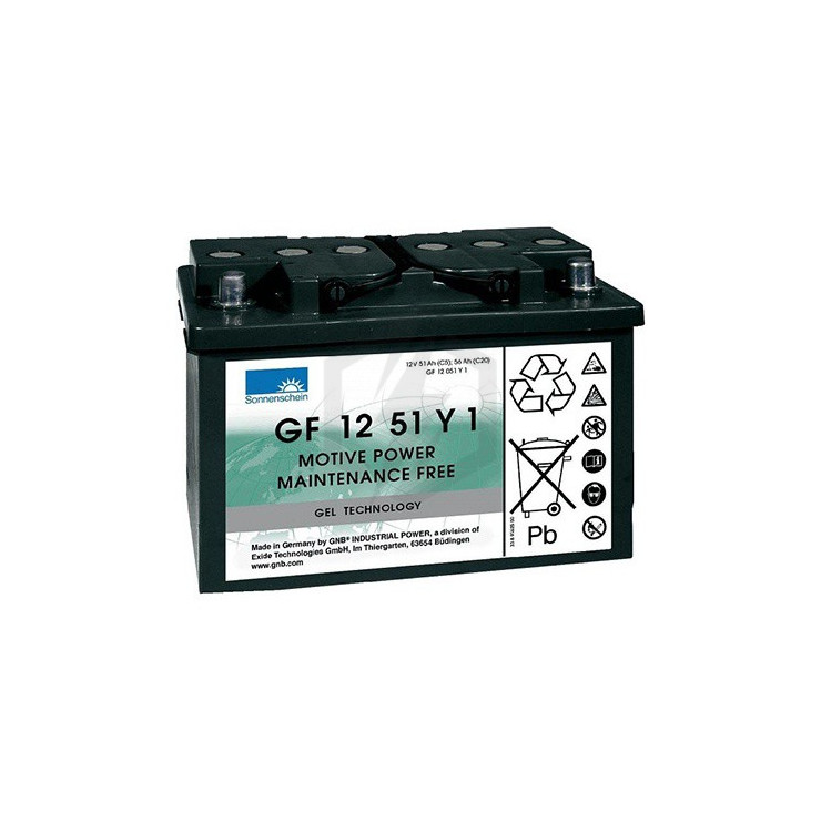 Batterie Gel Sonnenschein GF12051 Y1 12v 55ah Batterie Gel Sonnenschein GF12051 Y1 12v 55ah