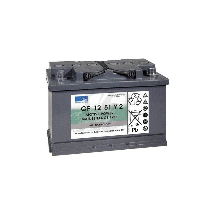 Batterie Gel Sonnenschein GF12051 Y2 12v 55ah