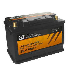 Batterie Liontron Lithium LiFePO4 LX Smart BMS 12.8V 80Ah 1200A
