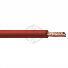 Câble électrique 10 mm² PVC rouge - 1m