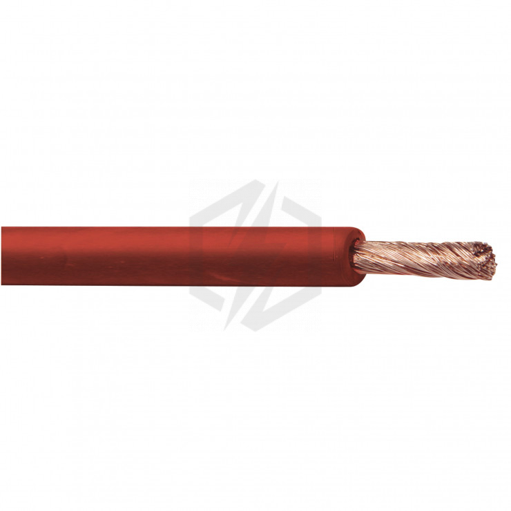 Câble électrique 10 mm² PVC rouge - 1m