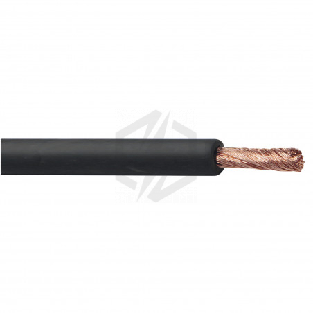 Câble électrique 10 mm² PVC noir- 1m