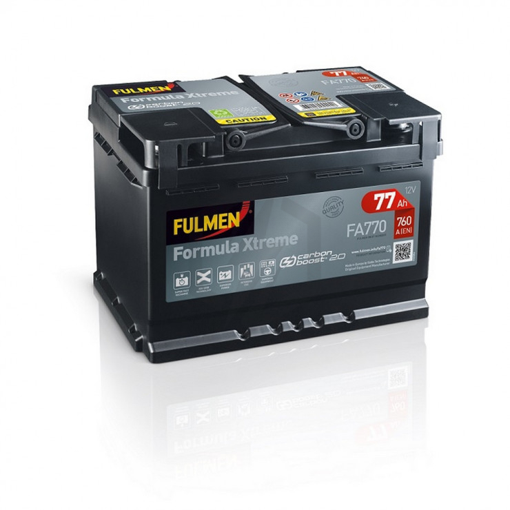 BATTERIE DEMARRAGE EXIDE / FULMEN 12V 110Ah-900A + à Droite - Batterie  Multi Services