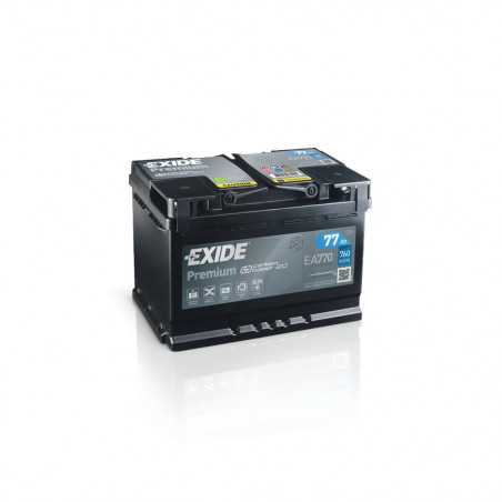 Batterie Exide Premium EA770 12v 77AH 760A L3D