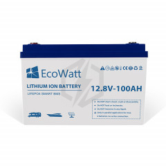 Batterie LiFePO4 12.8V 100ah Ecowatt