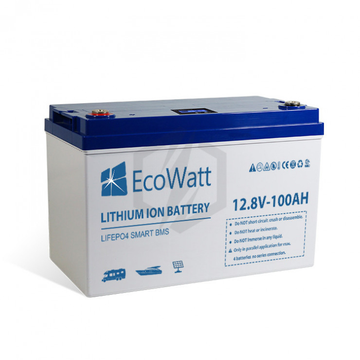 Batterie LiFePO4 12.8V 100ah Ecowatt